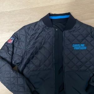 nike | panthers reversible bombers jacket